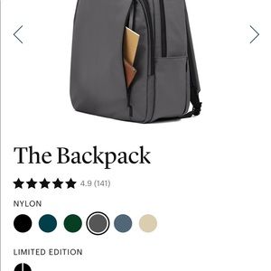 Away luggage brand backpack